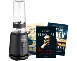Nordic Sense smoothieblender og krimbokpakke